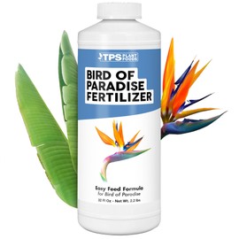 Bird of Paradise Fertilizer – Liquid Plant Food for Bigger Tropical Leaves, Stronger Roots & Healthy Upright Growth, 32 oz