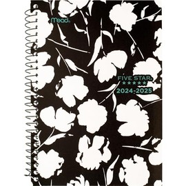 Five Star Macro Floral Small Weekly/Monthly Student Planner, Bilingual (1719M-200FA-25)