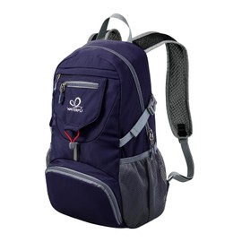WATERFLY - Mochila pequeña y ligera, plegable, de 20 l, ultraligera, plegable, para viajes, senderismo, camping, mochila de día para hombre y mujer