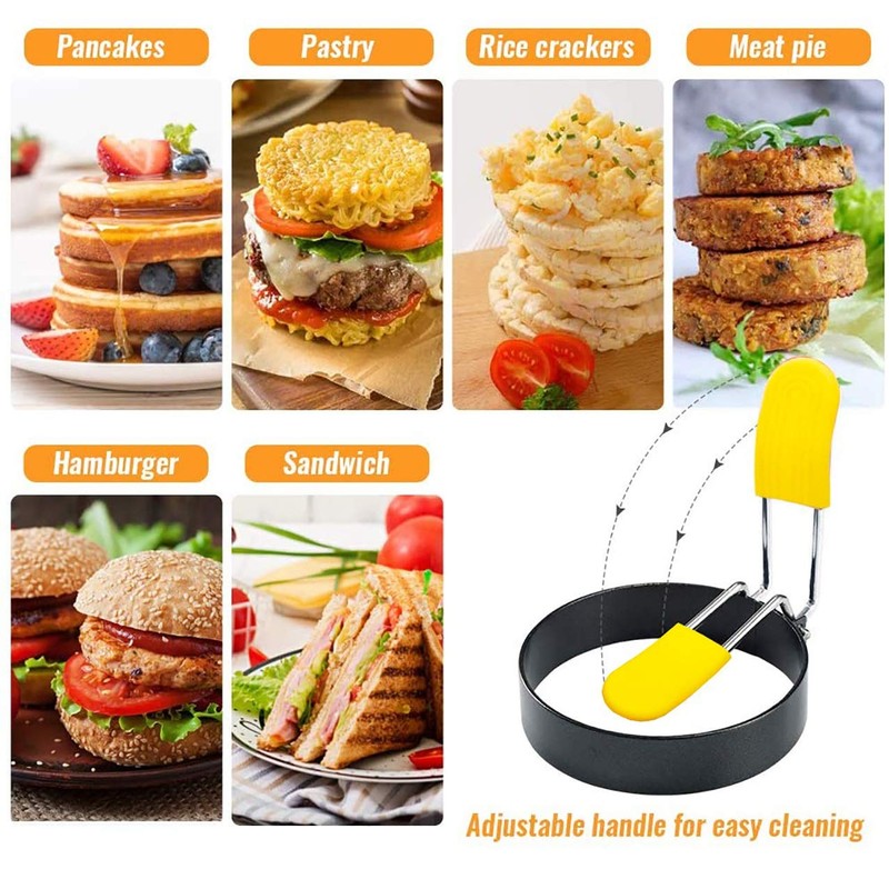 Egg Ring for Frying Eggs and English Muffin - Round