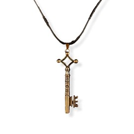 Attak on Titan Necklace with Key by Eren Jäger Anime Manga Merchandise Bronze