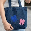 19PCS Glitter Bow Iron on Patches, 19 Colors Shiny Glitter