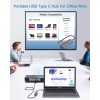 Universal QGeeM 4-in-1 USB C Hub Adapter With 4K USB