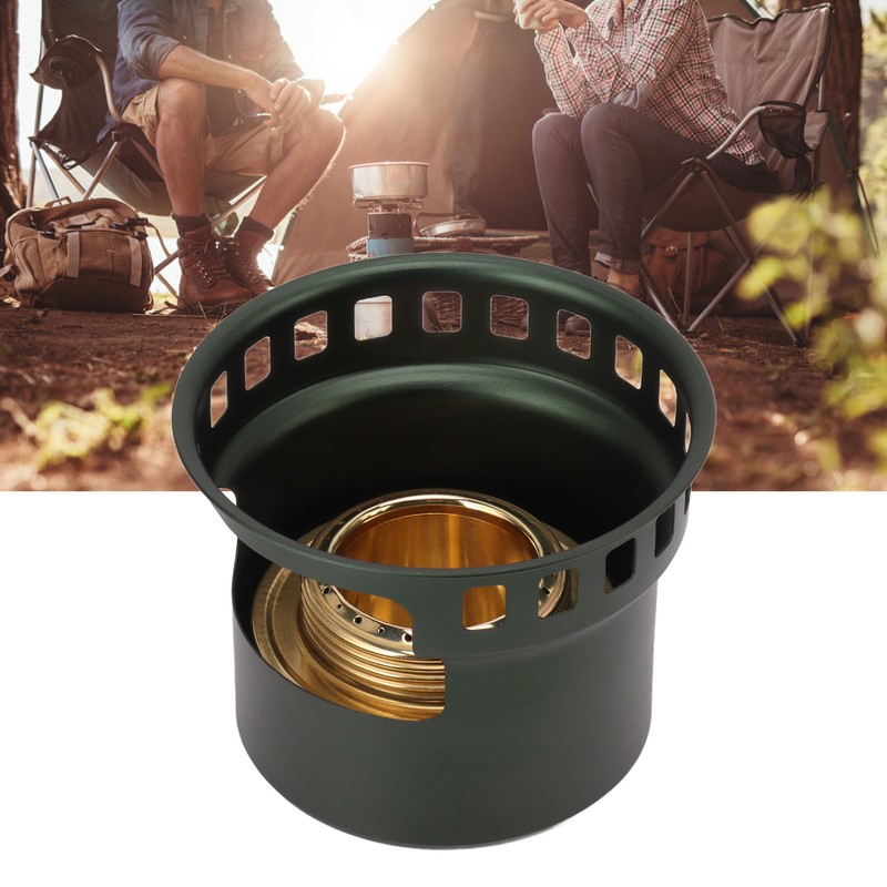Spirit Burner Copper Windproof Portable Aluminium Alloy Alcohol Backpacking Stove