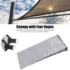 Canopy Canvas Stainless Steel 2x3m Rectangle Canopy with Four Ropes