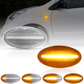 POPMOTORZ Wagon R, Everywagon, Every Van, Spacia, Solio, Ignis, Palette/Palette SW, Carry Townbox, Minicab Van LED Sequential Side Marker 12V Flowing Turn Signal with High Beam Prevention Resistor