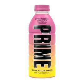 Prime Hydration NEW FLAVOR PRIME HYDRATION DRINK STRAWBERRY BANANA 1 FULL 16.9 FL OZ BOTTLE