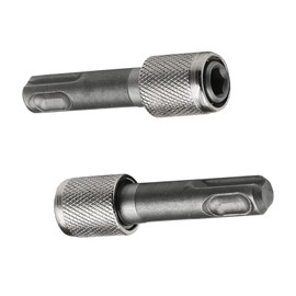 SDS Plus Adapter Drill Chuck, Bit Holder, Adapter Shaft, Extension, Chuck Replacement Parts, Earth Drill Bit Holder Adapter Accessories, Drill Chuck Adapter, for Impact Drill Hammer, Hexagonal Round