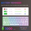 TMKB T63 Gaming Keyboard, 60% Wireless Mechanical Keyboard with Bluetooth/2.4G/Type-C,