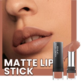Matte Long Lasting Lipstick - Matt Velvet Lipstick Waterproof Non Stick Cup Lipstick, Not Fade Matte Lip Gloss, Tinted Lipstick for Girls & Women (03#, 20g)