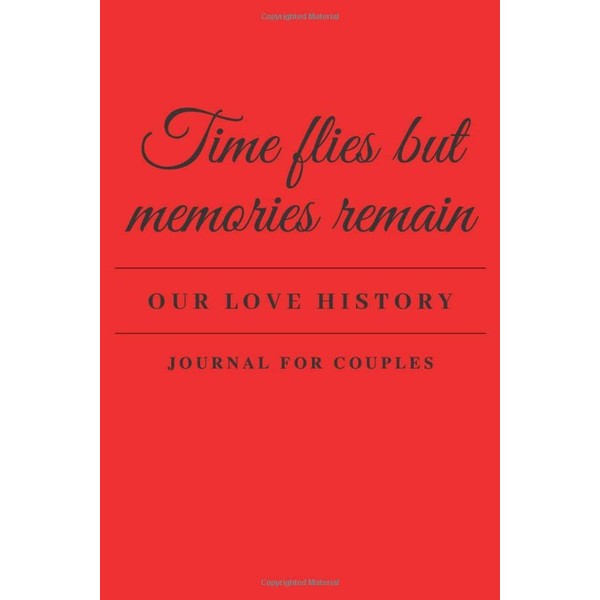 Love in progress Black n'Red journal/notebook for couples: Our Love