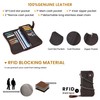 JOYIR Vintage Genuine Leather Biker Wallets for Men with Chain,RFID