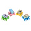 4pcs Pull Back Car Toys Cartoon Q Version Alloy Vehicle