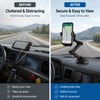 Long Arm Truck Phone Holder for Dashboard and Windshield –