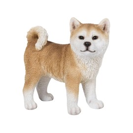 Uvia H19009 Akita Inu Standing Right Facing (Small), 5.2 x 2.6 x 5.1 inches (13.2 x 6.5 x 13 cm), Doll, Figurine, Figurine, Animal, Garden, Decoration, Dog, Dog