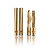 partCore Goldkontakt Verbinder Stecker Buchse 2.0 mm 2 Paar