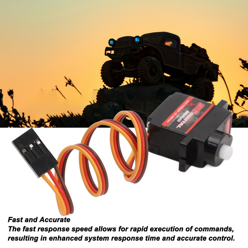 3Pcs RC Servo Lightweight High Torsion Fast Response RC Car