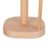 Relaxdays Standing Kitchen Roll Holder, Beech Wood, H x W