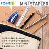 Lion CS-10CS Mini Stapler, No. 10, 15 Strips, Blue