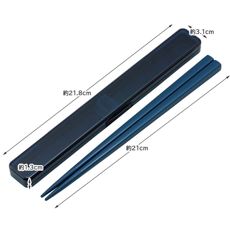 Skater Chopsticks ABC45AG-A Chopstick Case Set, 8.3 inches (21 cm),