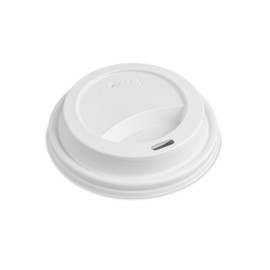 100-Pack Ripple Coffee Cup Lids - Snap Lids Fits 8oz / 240ml Paper Cups - Secure Fit, Spill-Proof Take-out Lids (WHITE)