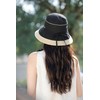 Women's Straw Hat, Black