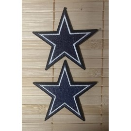 Set of 2 dallas cowboys iron on patch