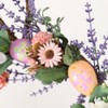 Bunny Egg Easter Wreath Simulation Lavender Wreath Decoration for Door