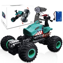 Dinosaur Toys Remote Control Car - 2.4 GHz High Speed 36KM/H RC Cars Toys,1:16 Scale All Terrain RC Cars,Headlight and Rechargeable Battery Gifts for Adults Boys 6-12.