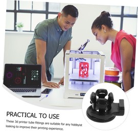FELTECHELECTR 1set Printing Parts Hotend Tube Clamps Horse Clips Quick Connect Tubing Clamp