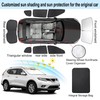 TINGLU Window Shades for Nissan Rogue 2014-2020(NOT for Rogue Sport