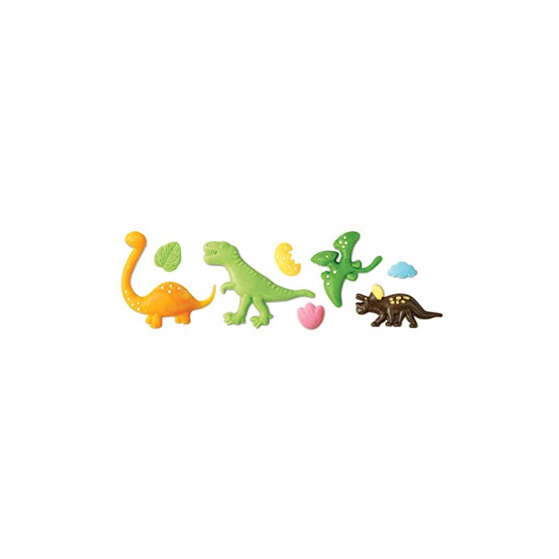 ScrapCooking 3449 Dinosaurier-Backform Silikon Rosa 21,7 x 9,5 x 0,8