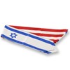 USA And Israel Flag Graduation Stole, Satin Embroidery Graduation Sash