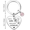 HULALA Koala Gifts Keyring Keychain For Women Girls Birthday Christmas