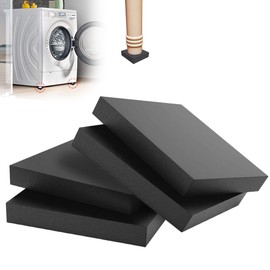 UrbanPulse Rubber Plate Anti-Vibration Mat, Washing Machine, Anti-Vibration, Height Adjustment Base, Anti-Slip, Vibration Proof, Soundproofing, Shock Absorption, Scratch-Resistant, Rubber Feet
