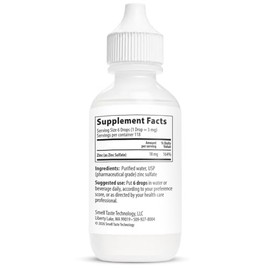 Taste N' Score Liquid Ionic Zinc Supplement; 100% Pure; 18 mg; 118 Servings