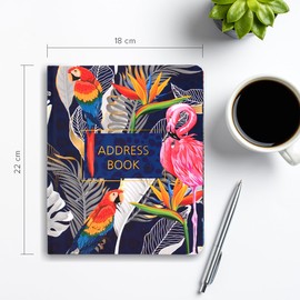 Joeji's Address Book A5-100gsm Woodfree Paper - Full Color - Alphabet Index