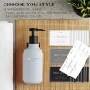 Shower Shampoo Dispenser Wall Mounted – 3 Refillable 16.9 oz