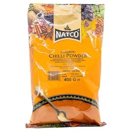 Natco Kashmiri Chilli Powder | Add Heat and Colour to Your Dish | Transform Your Food with This Bright Red Spice | Vegetarian | Caffeine Free | Gluten Free (GF) | Health Improver | 400g Bag