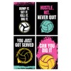 Damdekoli Volleyball Posters - 11x17 Inches, Set