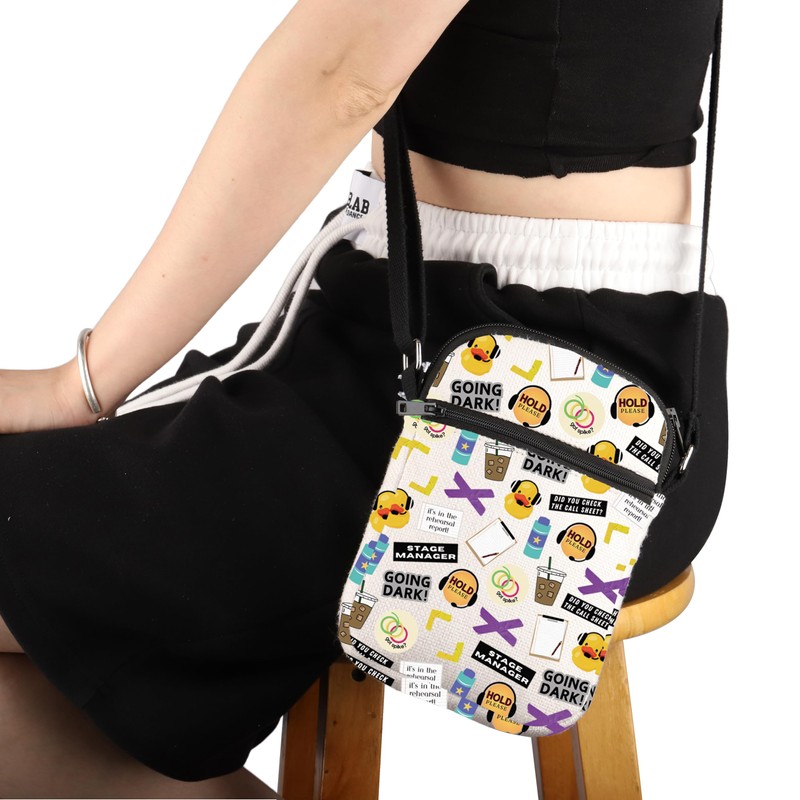 Pyoul Theater Tech Gift Stage Crew Crossbody Bag Stage Manager