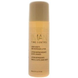Iman Cosmetics Time Control Liquid Assets Skin Refresher Lotion, 6 oz.
