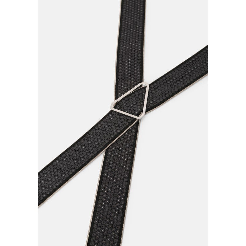 Lloyd Braces 35 mm Patterned 2-Stripes Crossed Metal Cross Size