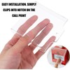 6Pcs Call Point Cover,Hinged Clear Fire Alarm Protective Covers,Compatible with