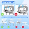 Codonen Shower Caddy Hanging, Showers Organizer Rack with Hooks for