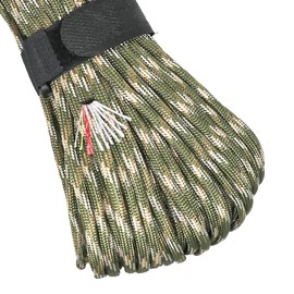 PSKOOK Paracord 0.2 inch (4 mm) Tent Rope, Paracord, Bracelet, Rope, Survival Guy Rope, 7 + 3 Cores, Load Capacity 37.7 lbs (172 kg), Waterproof Firetender, Fishing, Cotton, Camping, Parachute Cord, Survival Paracord, Climbing Rope, 98.4 ft (30 m)