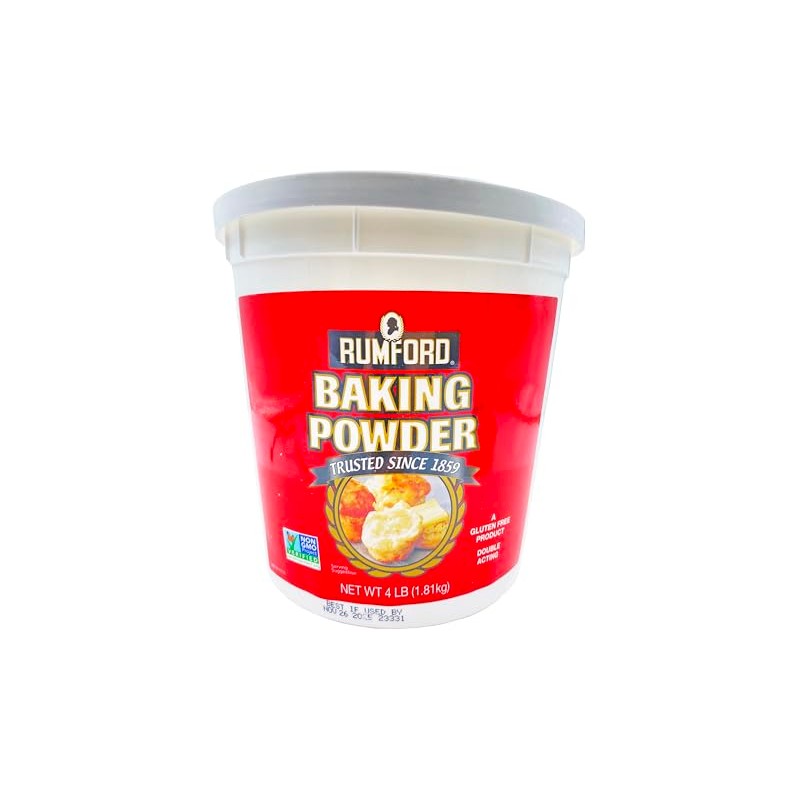 Rumford Aluminum-Free Baking Powder 4 Lbs (Pack of 2)