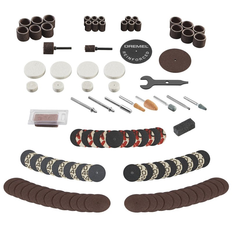 Dremel 709-02 110-Piece All-Purpose Rotary Tool Accessory Kit- Includes a