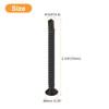 sourcing map ST4.8x70mm Sheet Metal Screws, 50pcs Black Oxide Zinc