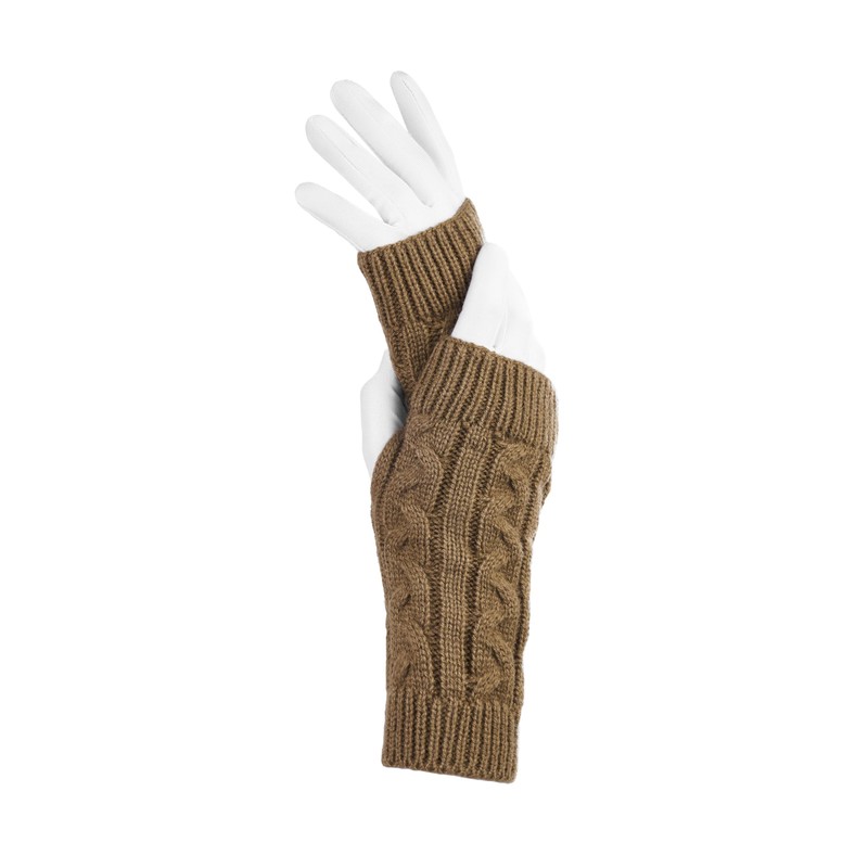 MERSADA Gloves without fingers hand warmers mittens women's fingerless gloves